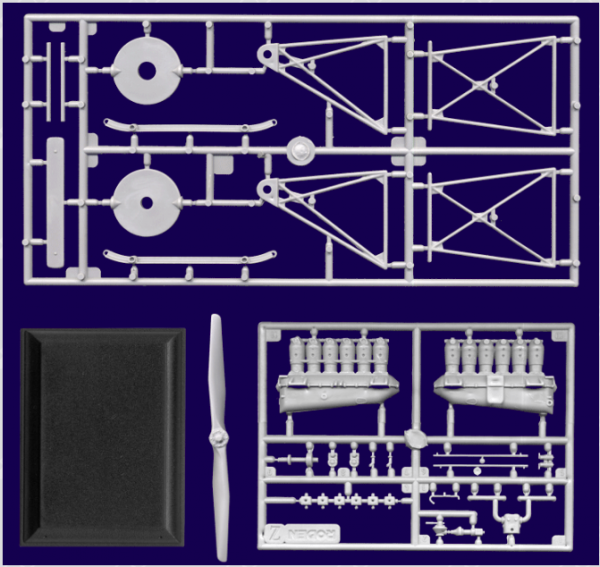 Roden 623 Engine Mercedes D.III 1/32