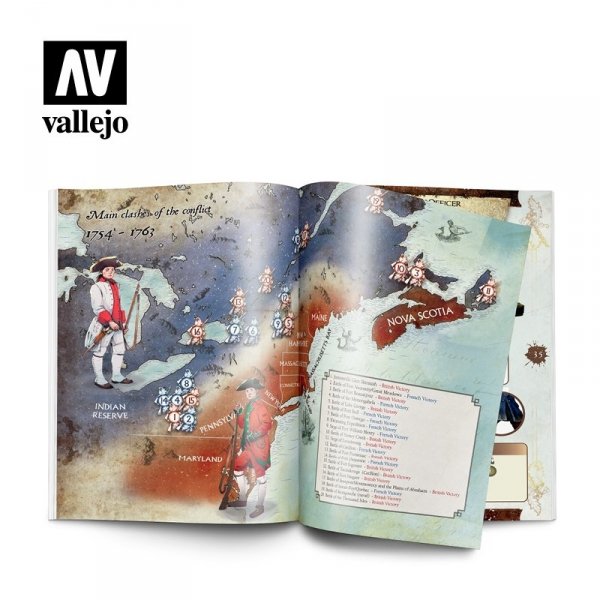 Vallejo 75044 Painting War: French and Indian War EN