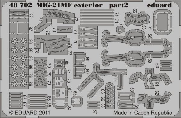 Eduard 48702 MiG-21MF exterior 1/48 Eduard