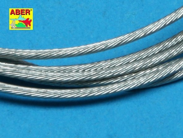 Aber TCS12 Stainless Steel Towing Cables 1,2mm, 1m long