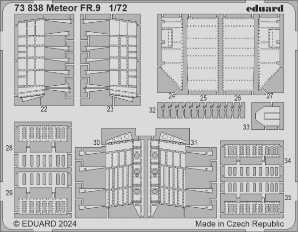 Eduard 73838 Meteor FR.9 AIRFIX 1/72
