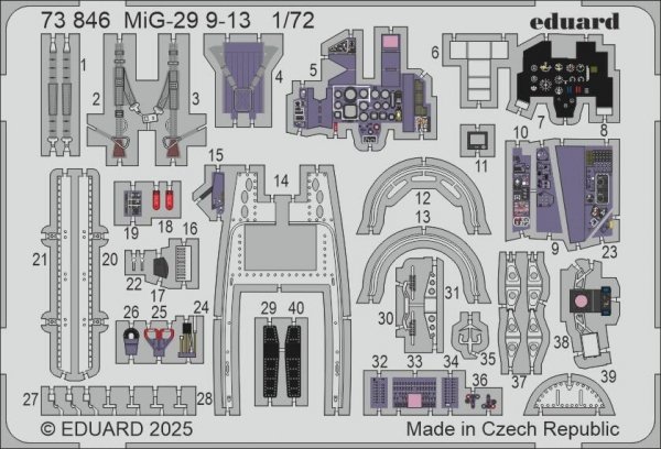 Eduard 73846 MiG-29 9-13 GREAT WALL HOBBY 1/72
