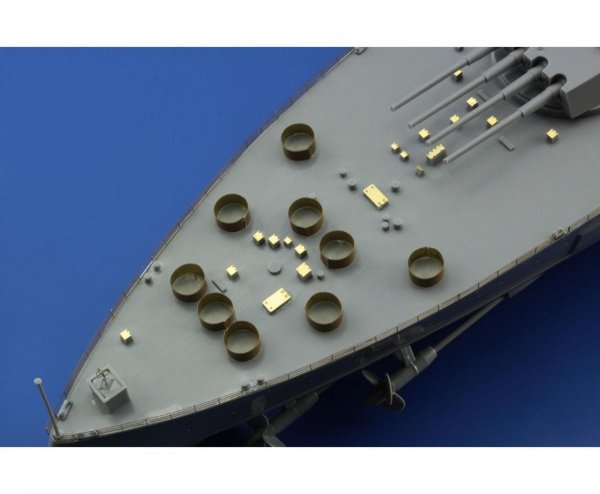 Eduard 53165 HMS King George V cranes &amp; railings  TAMIYA 1/350