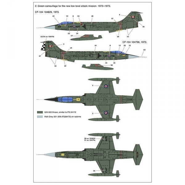 Kinetic K48127 CF-104 Starfighter 1/48