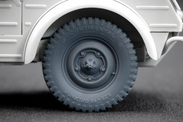 ScaleX WW 35003 Kubelwagen type 82 Ordinary wheel set (for Meng, Tamiya) 1/35