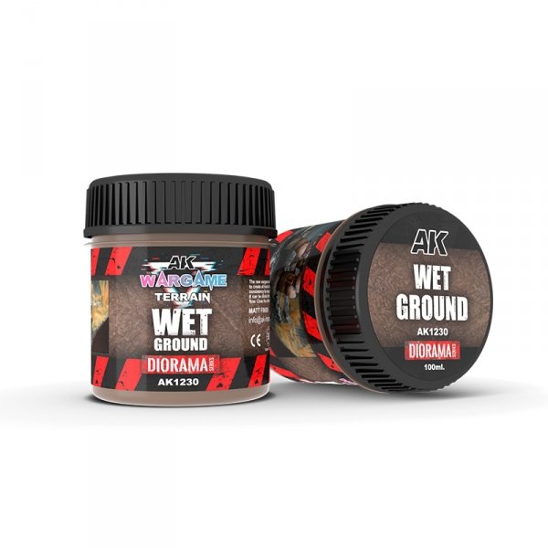 AK Interactive AK1230 WET GROUND – WARGAME TERRAINS 100ML