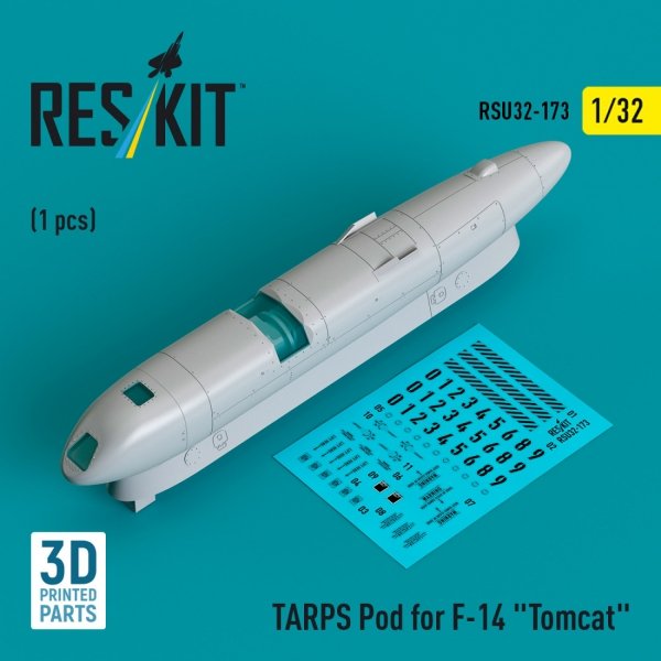 RESKIT RSU32-0173 TARPS pod for F-14 &quot;Tomcat&quot; (1 pcs) (3D printed) 1/32