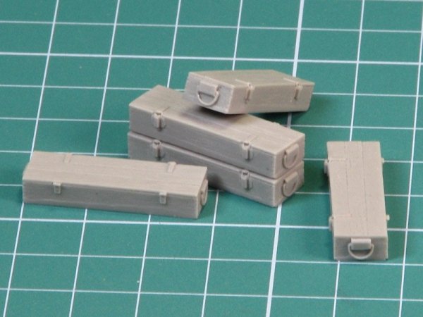 Eureka XXL E-013 Wooden Ammo Boxes for 7.5 cm Kw.K.42 1:35
