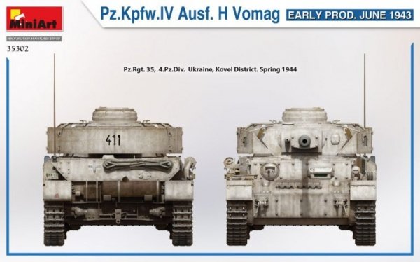MiniArt 35302 Pz.Kpfw. IV Ausf. H Vomag 1/35