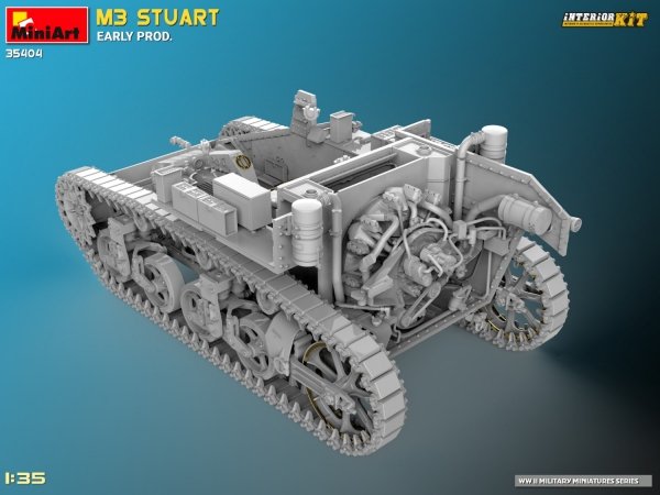 MiniArt 35404 M3 STUART EARLY PROD. INTERIOR KIT 1/35