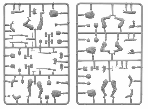 MiniArt 35496 British Tank Riders (NW Europe). Resin Heads 1 1/35
