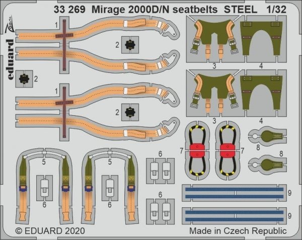 Eduard BIG33125 Mirage 2000D for KITTY HAWK 1/32