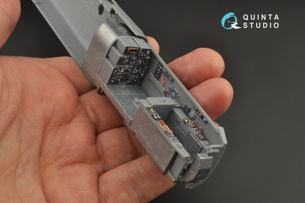 Quinta Studio QD48229 He 219 3D-Printed &amp; coloured Interior on decal paper (Tamiya) 1/48