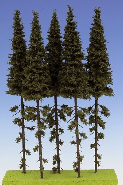 Model Scene SK250 Spruce with trunk 250 mm Świerk  (pcs 5)
