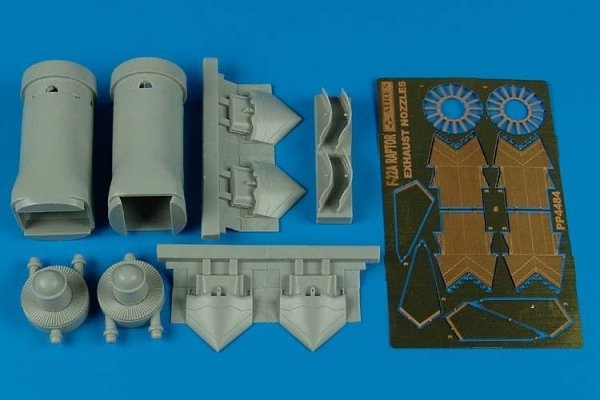 Aires 4484 F-22A Raptor exhaust nozzles - opened 1/48 Hasegawa