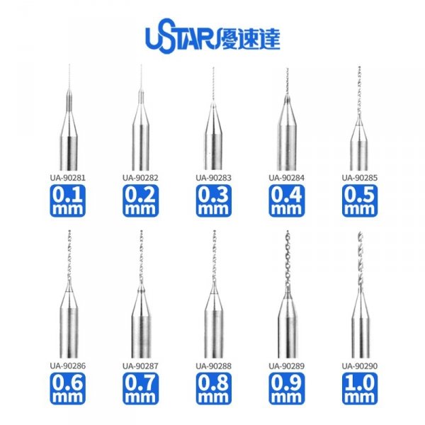 U-Star UA-90285 Tungsten steel Drill Bit 0.5 mm