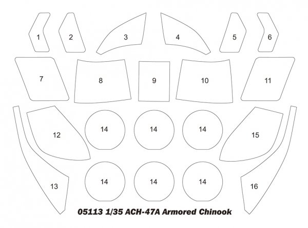 Trumpeter 05113 ACH-47A Armored Chinook 1/35