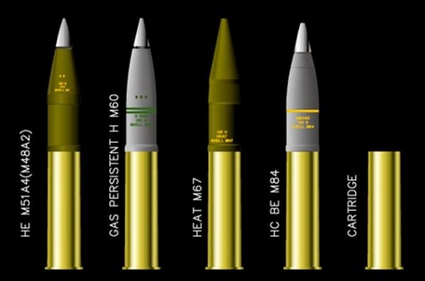 AFV Club AG35030 U.S.105mm HOWITZER AMMO SET 1:35