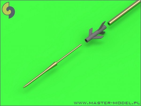 Master AM-72-104 Sukhoi Su-9 / Sukhoi Su-11 (Fishpot / Fishpot C) - Pilot Tubes and missile rails heads 1:72