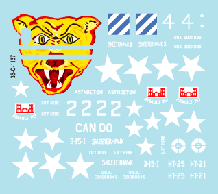 Star Decals 35-C1137 M4A3E8 Sherman 2 1/35