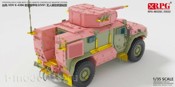 RPG Model 35022 Typhoon-VDV K-4386 w/ 32V01 RCWS 1/35