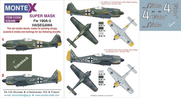 Montex K32348 Fw 190A-5 1/32