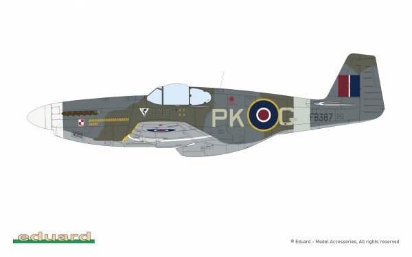 Eduard 82109 Mustang Mk.III - The ProfiPACK Edition 1/48
