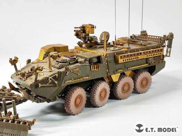 E.T. Model P35-149 U.S.Army Stryker Armored Vehicle Sagged Wheels For AFV CLUB kit 1/35