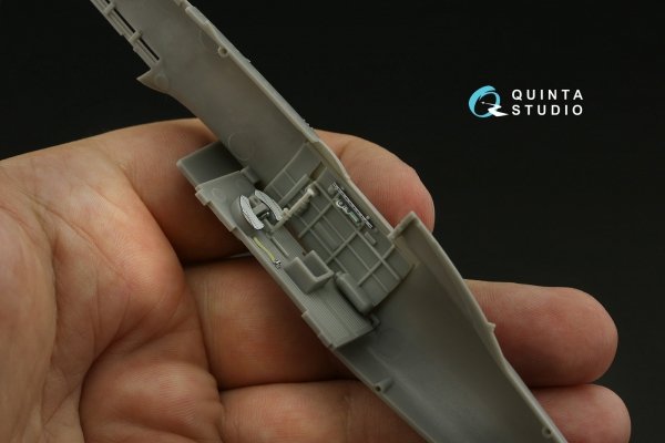 Quinta Studio QDS-48391 Macchi C.205 Veltro 3D-Printed &amp; coloured Interior on decal paper (Hasegawa/Italeri) (Small version) 1/48
