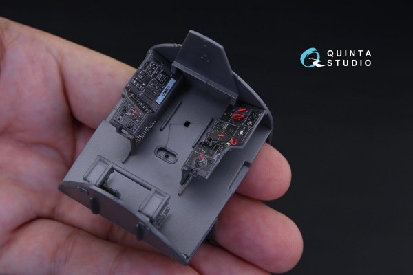 Quinta Studio QD32065 A-1H Skyraider 3D-Printed &amp; coloured Interior on decal paper (for ZM SWS kit) 1/32