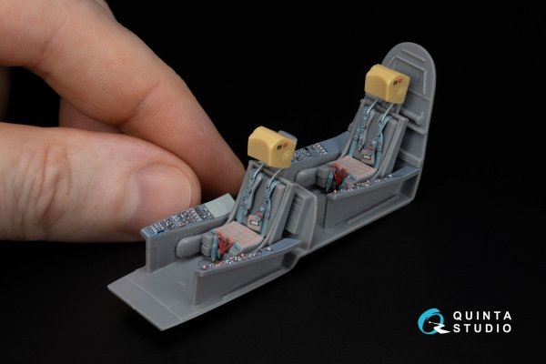 Quinta Studio QD48632 L-39C 3D-Printed &amp; coloured Interior on decal paper (Special Hobby) 1/48