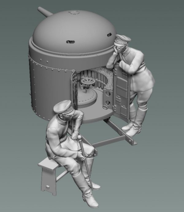 Copper State Models F35-049 Fahrpanzer german leaning crewman 1/35