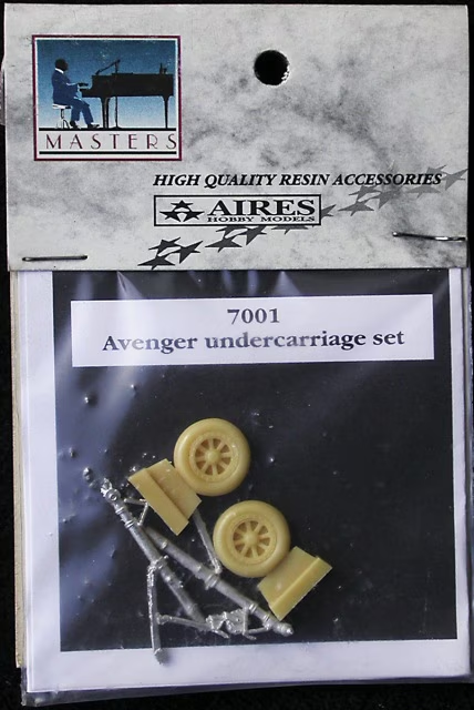 Aires 7001 TBM AVENGER undercarriage set 1/72 Hasegawa