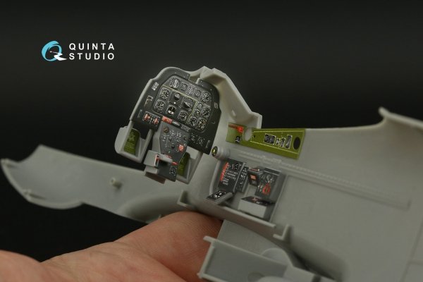 Quinta Studio QD32143 P-51D/K Mustang 3D-Printed &amp; coloured Interior on decal paper (Dragon) 1/32