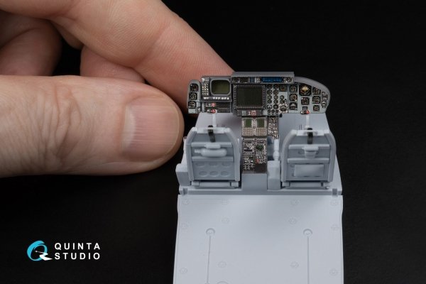 Quinta Studio QD+48483 Lynx HMA8 3D-Printed &amp; coloured Interior on decal paper ( Airfix )( with 3D-printed resin parts ) 1/48