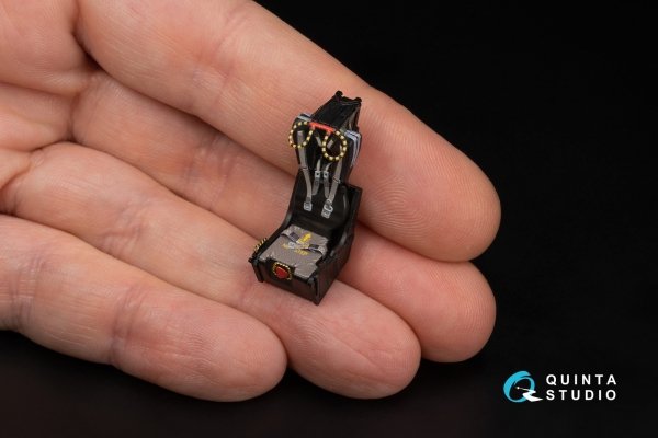 Quinta Studio QD+48486 F-4N Phantom II 3D-Printed &amp; coloured Interior on decal paper (Academy) (with 3D-printed resin parts) 1/48