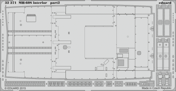Eduard 32371 MH-60S interior 1/35 ACADEMY