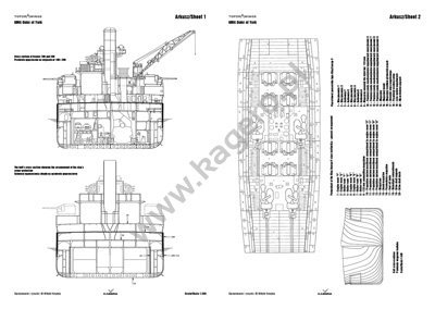 Kagero 7019 The battleship HMS Duke of York EN/PL