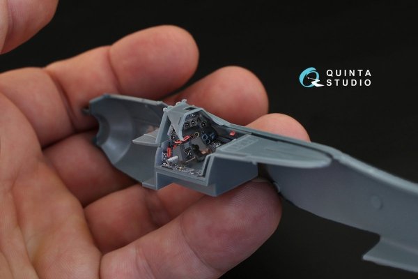 Quinta Studio QD48139 FW 190D-9 3D-Printed &amp; coloured Interior on decal paper (for Eduard kit) 1/48