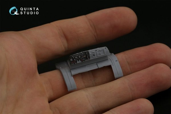 Quinta Studio QD72069 Ural-4320 3D-Printed &amp; coloured Interior on decal paper (Zvezda) 1/72