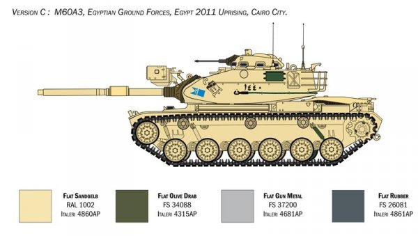 Italeri 6582 M60A3 1/35