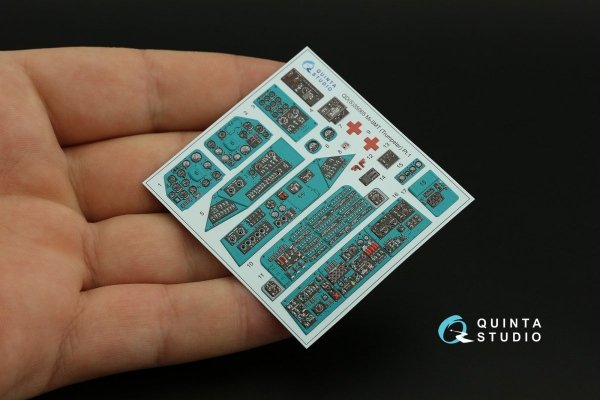 Quinta Studio QDS-35065 Mi-8MT 3D-Printed &amp; coloured Interior on decal paper (Trumpeter) (Small version) 1/35