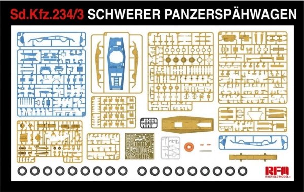 Rye Field Model 5134 Sd.Kfz. 234/3 Schwerer Panzerspahwagen 7.5cm Stummel 1/35