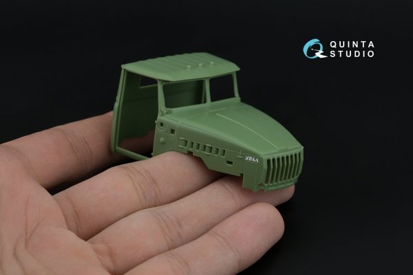 Quinta Studio QD+48568 URAL 4320 3D-Printed &amp; coloured Interior on decal paper (KittyHawk/Zimi model) (with 3D-printed resin parts) 1/48