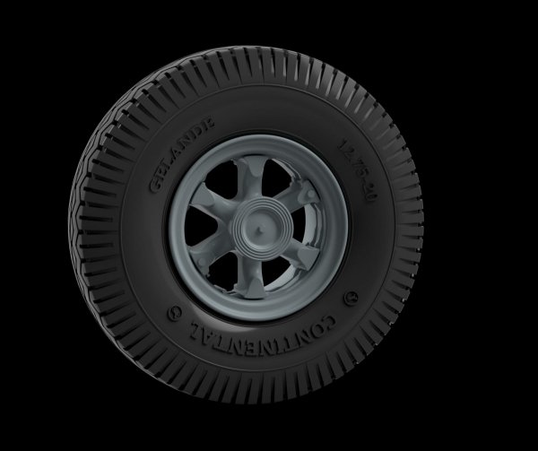 Panzer Art RE35-801 Vomag 8LR 9t truck Road wheels (Continental) 1/35
