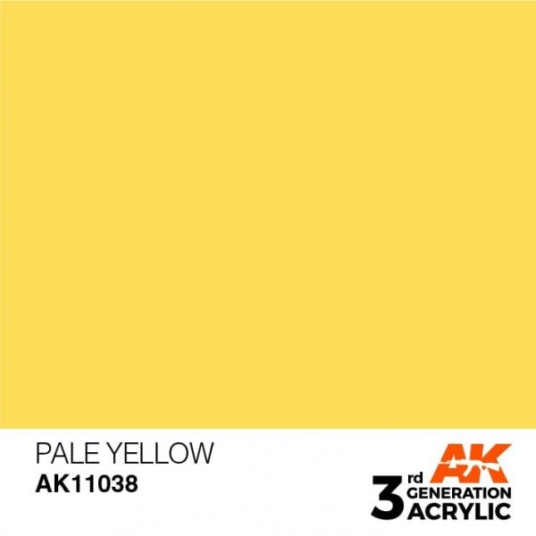 AK Interactive AK11038 Pale Yellow 17ml