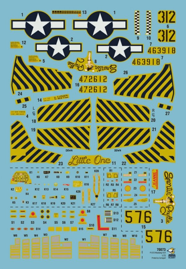Arma Hobby 70073 P-51D Mustang Very Long Range 1/72