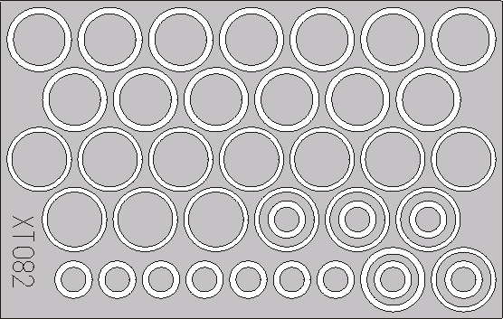 Eduard XT082 StuG. III wheel mask 1/35 TAMIYA