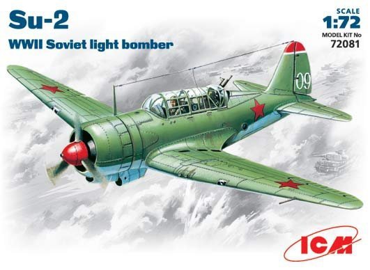 ICM 72081 Su-2 WWII Sovietlight bomber (1:72)