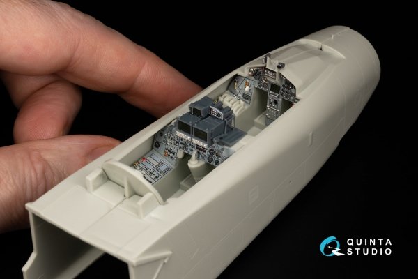Quinta Studio QD+48058 Tornado F.3 3D-Printed &amp; coloured Interior on decal paper (Revell) (with 3D-printed resin parts) 1/48